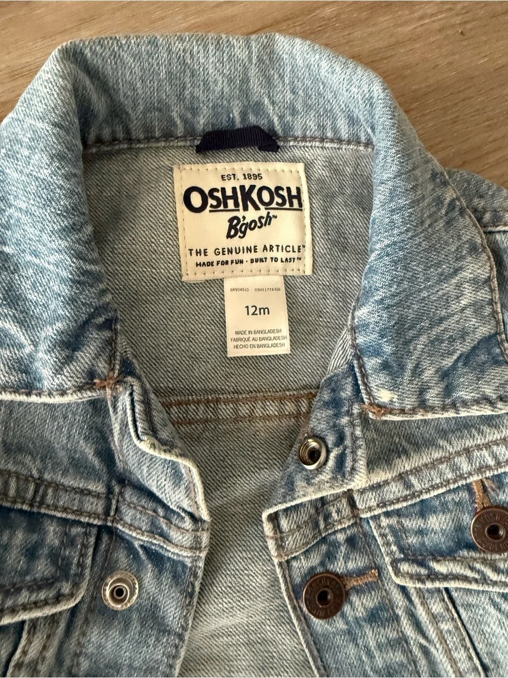 Bundle: OshKosh B'gosh Denim Unicorn Tutu Jumper AND matching jacket